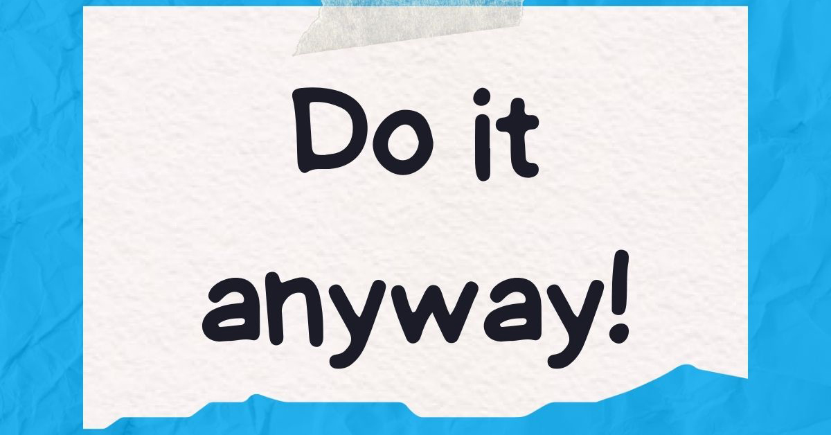 Note reading, Do it anyway!