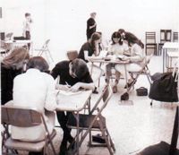 students at the learning center