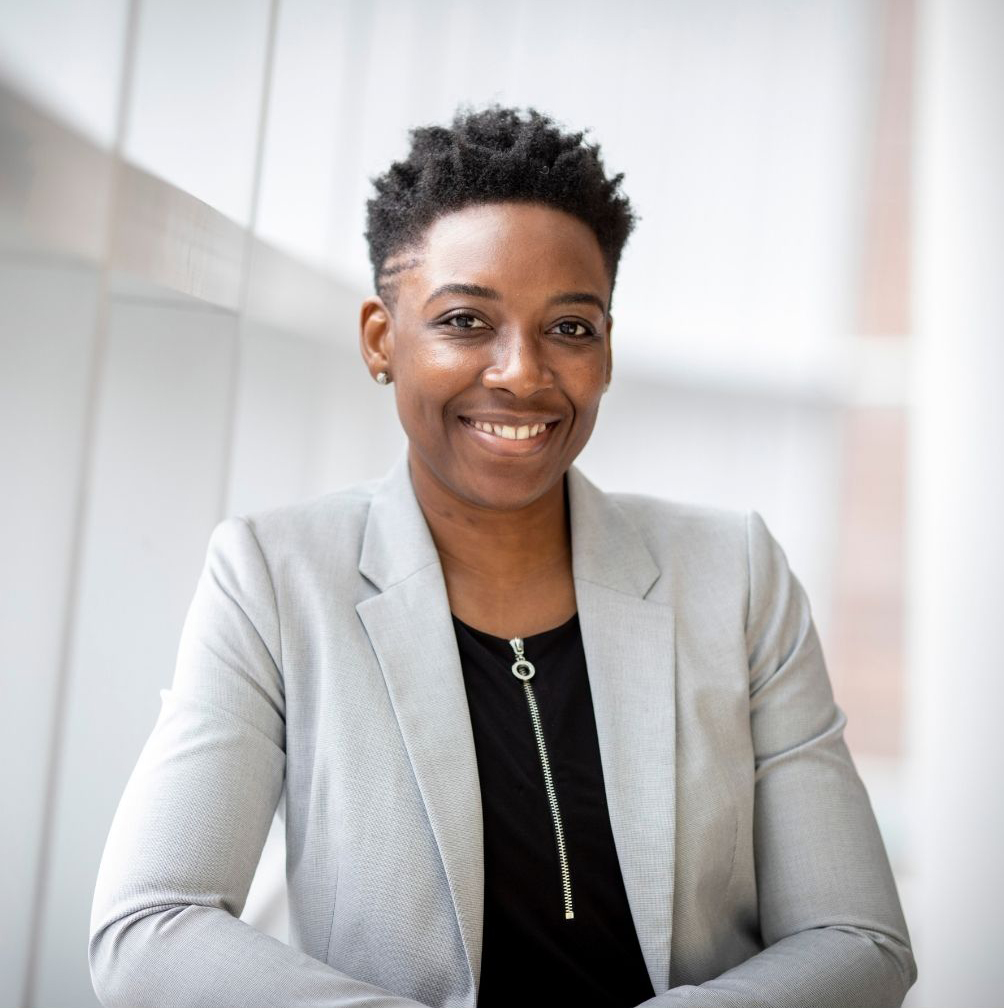Photo of a smiling professional woman.